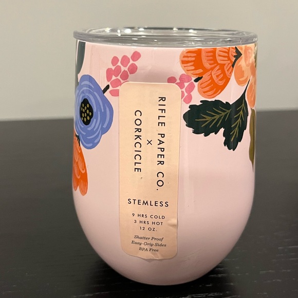 NWT Corkcicle Rifle Paper Company wine tumbler - Picture 2 of 10